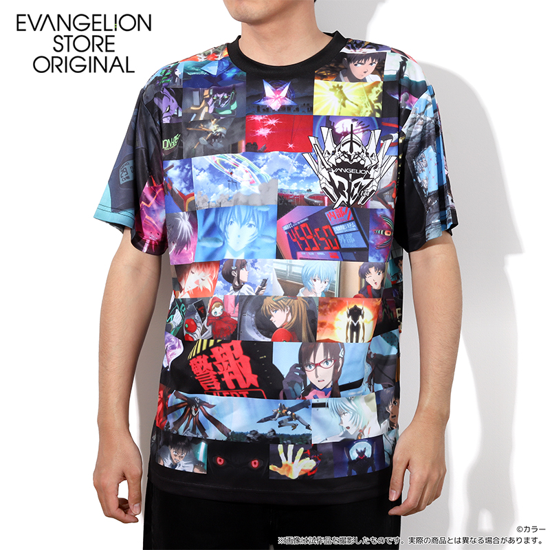 EVA STOREオリジナル 場面写フルグラフィックTシャツ／30周年記念エンブレム（『ヱヴァンゲリヲン新劇場版』ver.） [お届け予定：2026年2月下旬]
