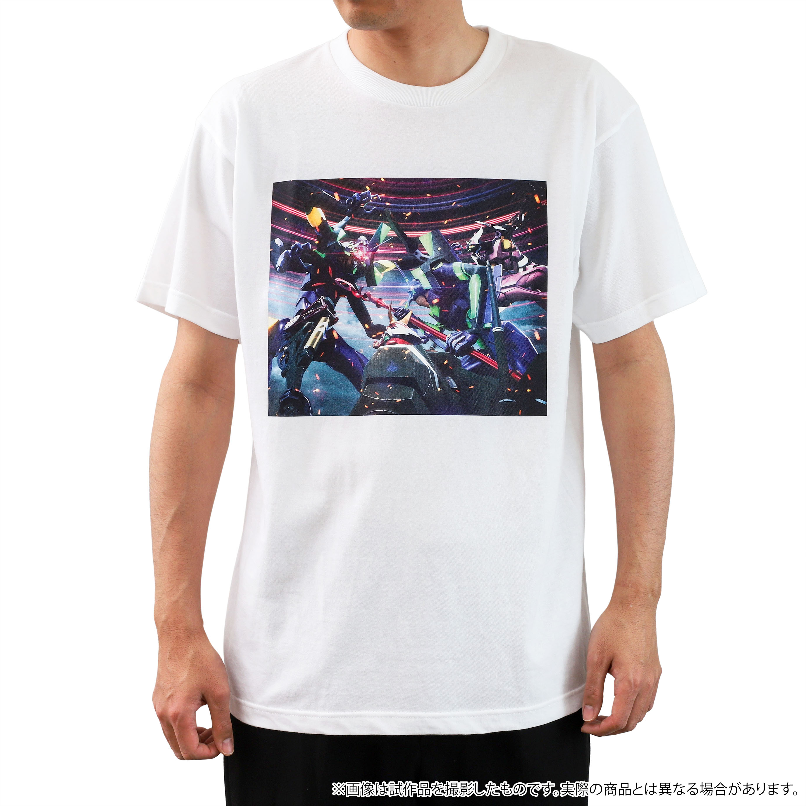 エヴァンゲリオン Tシャツ／綾波レイ（ロングヘア）（黒