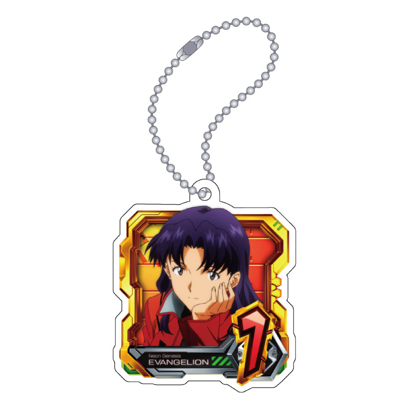 【e新世紀エヴァンゲリオン17～はじまりの記憶～】アクリルキーホルダー／通常図柄・ミサト（ムービック） [お届け予定：2026年4月下旬]