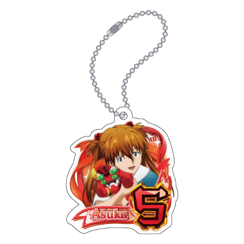 【e新世紀エヴァンゲリオン17～はじまりの記憶～】アクリルキーホルダー／特殊ステージ図柄・アスカ（ムービック） [お届け予定：2026年4月下旬]