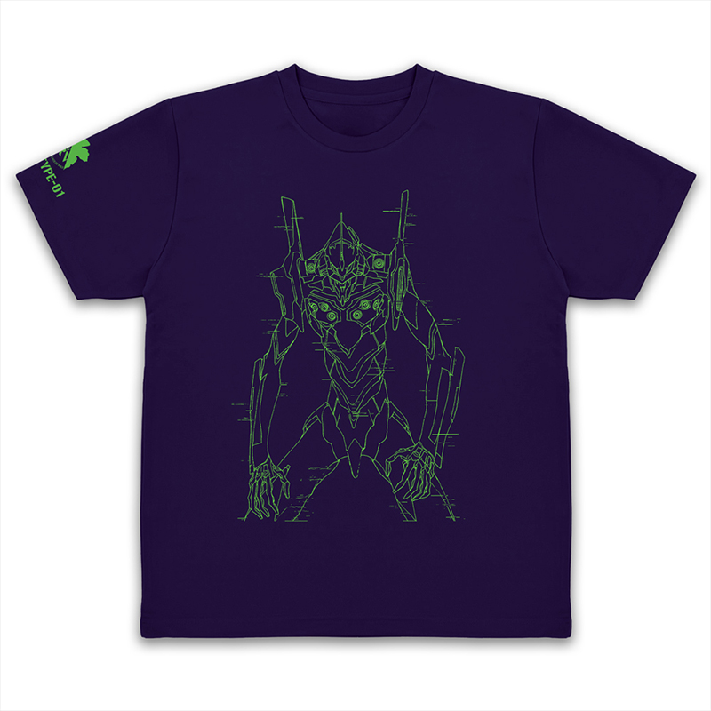 エヴァンゲリオン 初号機 ドライTシャツ/DEEP PURPLE（COSPA) [お届け予定：2026年9月下旬]