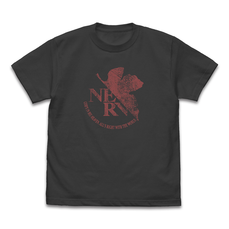 エヴァンゲリオン NERVヴィンテージロゴTシャツ/SUMI（COSPA） [お届け予定：2026年10月上旬]