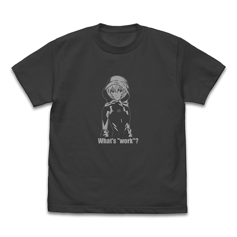 エヴァンゲリオン アヤナミレイ(仮称)「仕事って、何？」Tシャツ/SUMI（COSPA） [お届け予定：2026年10月上旬]