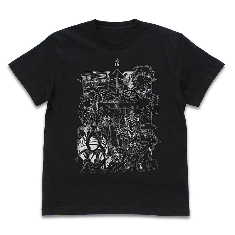 『新世紀エヴァンゲリオン』全使徒 Tシャツ/BLACK（COSPA） [お届け予定：2026年10月上旬]
