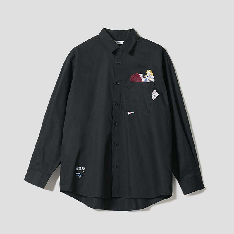 【新世紀エヴァンゲリオン×graniph 】ルーズシャツ/「使徒、侵入」