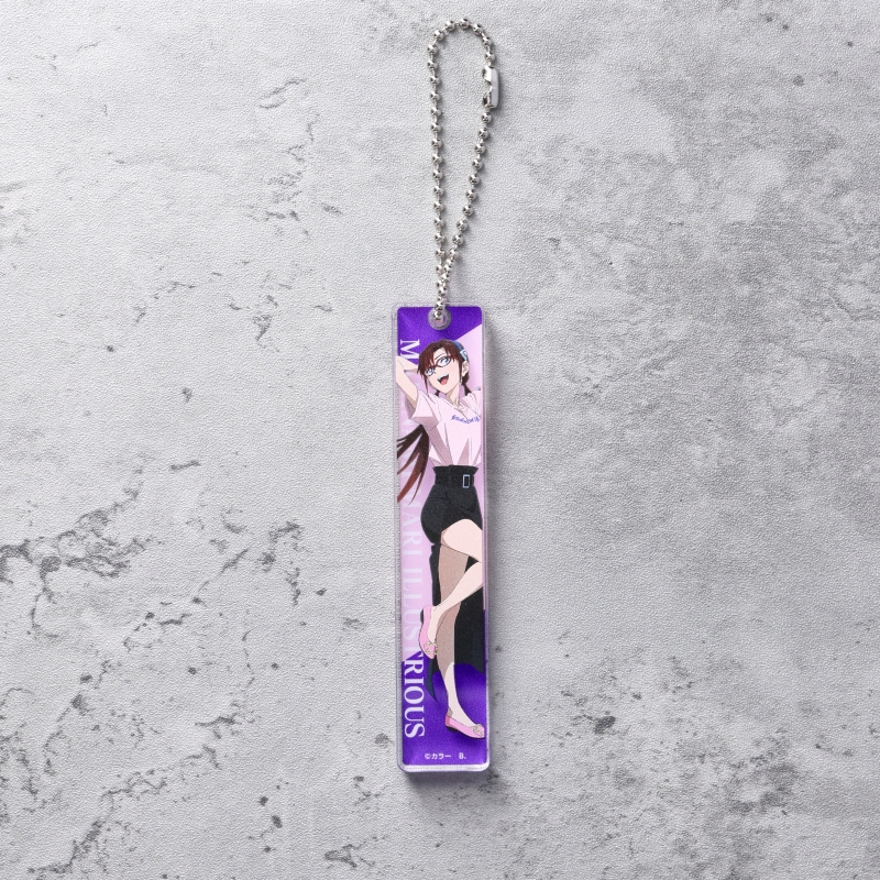 【EVANGELION:30+；】30th ANNIVERSARY OF EVANGELION ルームキー風アクリルチャーム/マリ1（バンダイ） [お届け予定：2026年3月中旬]