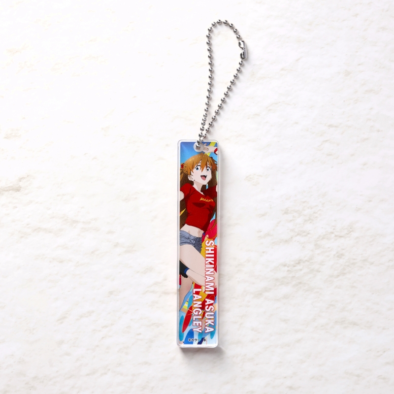 【EVANGELION:30+；】30th ANNIVERSARY OF EVANGELION ルームキー風アクリルチャーム/アスカ2（バンダイ） [お届け予定：2026年3月中旬]