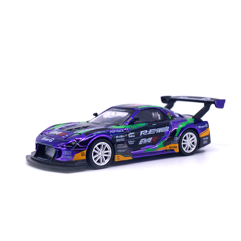 エヴァレーシング 1/64ミニカー エヴァRT初号機 RE雨宮 Super-G7（POP RACE） [お届け予定：2027年2月～5月頃より順次]