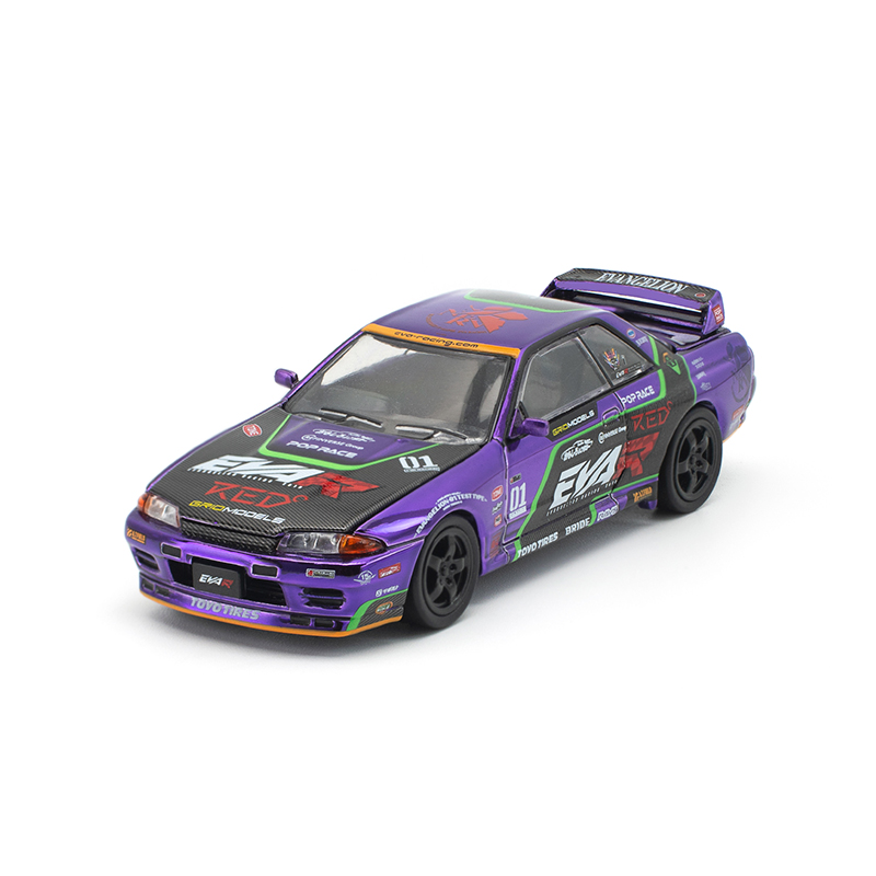 エヴァレーシング 1/64ミニカー エヴァRT初号機スカイラインR32（POP RACE） [お届け予定：2027年7月上旬頃より順次]