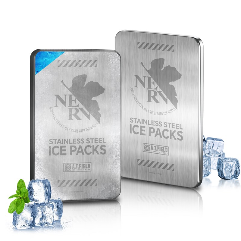 【ワークブランドA.T.FIELD】STAINLESS STEEL ICE PACK（Mサイズ2個入り）（G.B.Z） [お届け予定：2026年8月中旬]