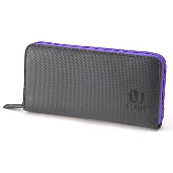 【ワークブランドA.T.FIELD】ターポリン 長財布/初号機パープル（トップハウス）