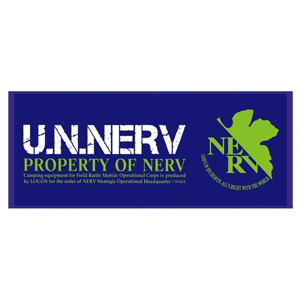 EVA&LOGOS U.N.NERV野営装備品NEWフェイスタオル/レッド