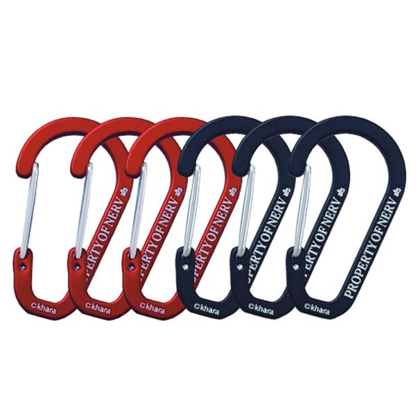 EVA&LOGOS ファッションカラビナmini（6個セット）