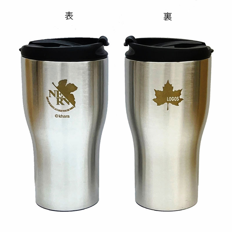 EVA&LOGOS 真空二重構造ヘアラインタンブラー