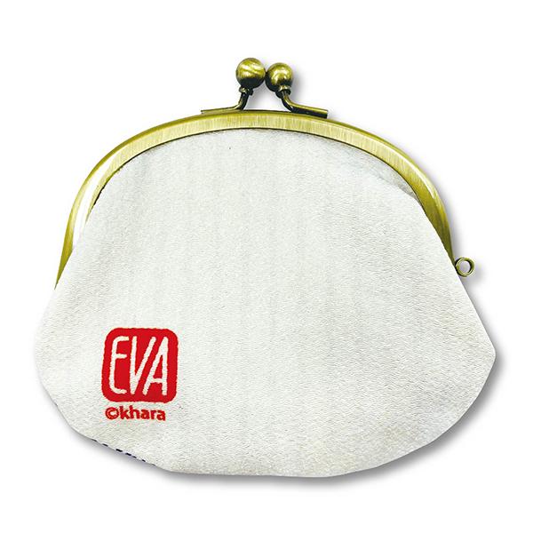 エヴァンゲリオン和柄 ちりめんがま口/スケッチ風初号機（マリモクラフト）