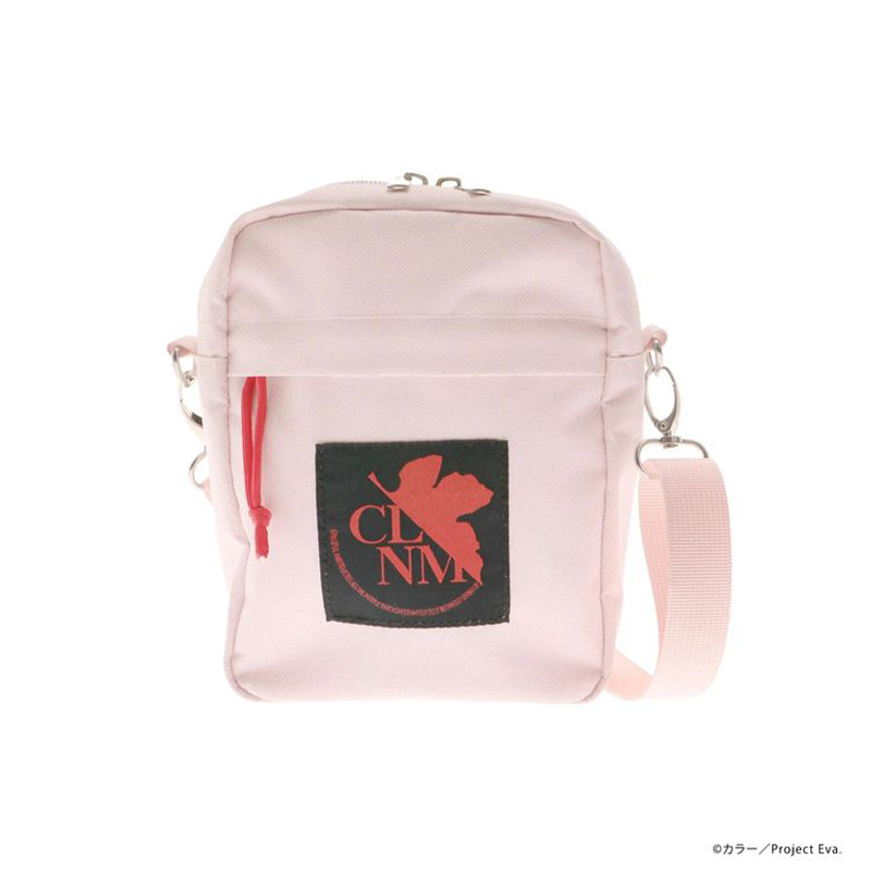 【EVANGELIONｘCALNAMUR】NERVマークポシェットバッグ/ピンク [お届け予定：2026年4月中旬]