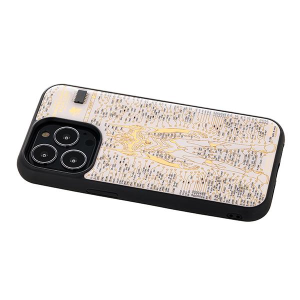 FLASH EVA01 基板アートiPhone 13Pro ケース/白（電子技販）